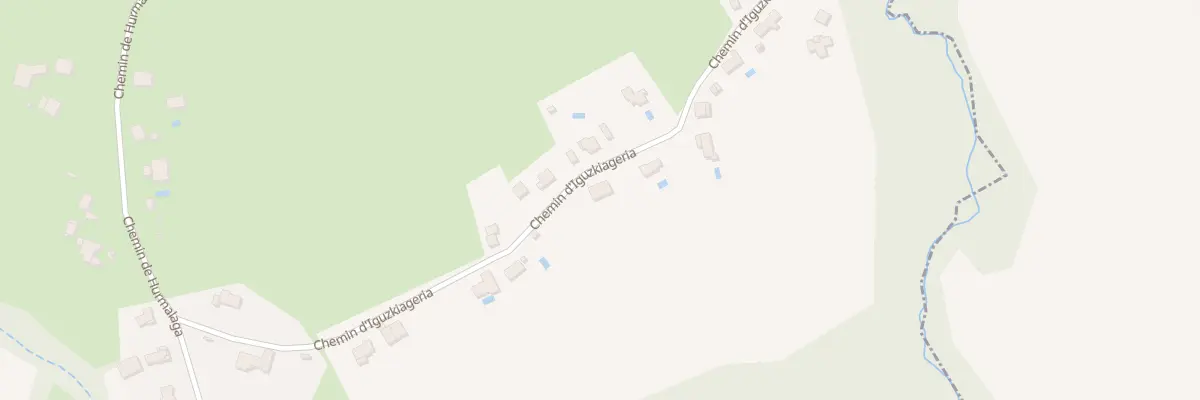 Plan du 12 Che d’Iguzkiageria à Arbonne