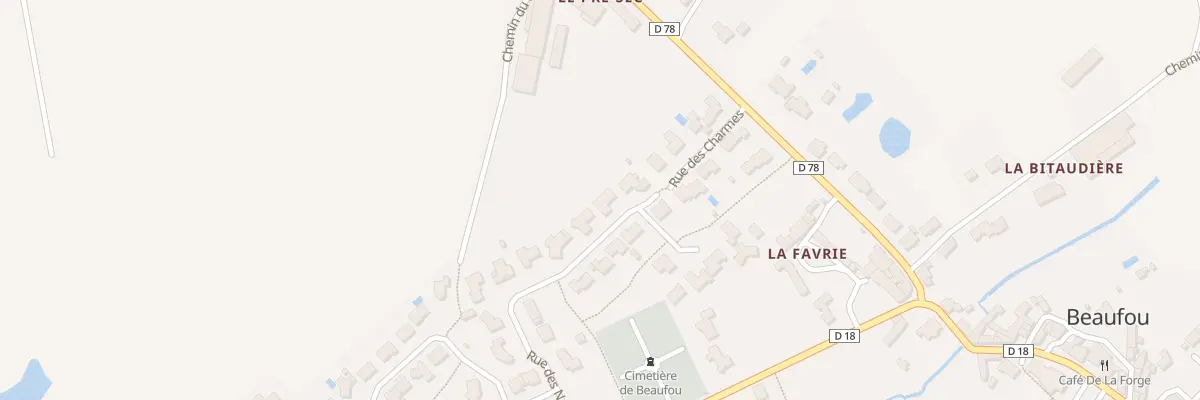 Plan du 19 Rue des noisetiers à Beaufou