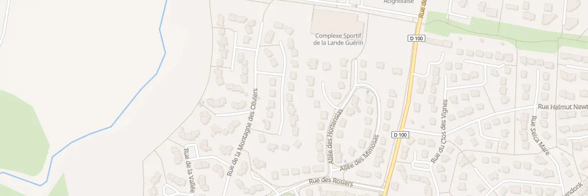 Plan du 26 Rue de la Montagne des Olivier à Acigné