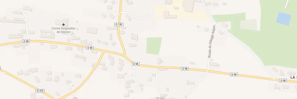 Plan du 2B Rte du Village de l’Isle à Bricqueville-sur-Mer
