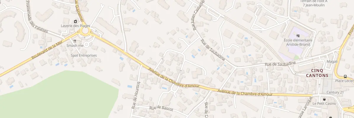 Plan du 4 Rue Julien Castanier à Anglet