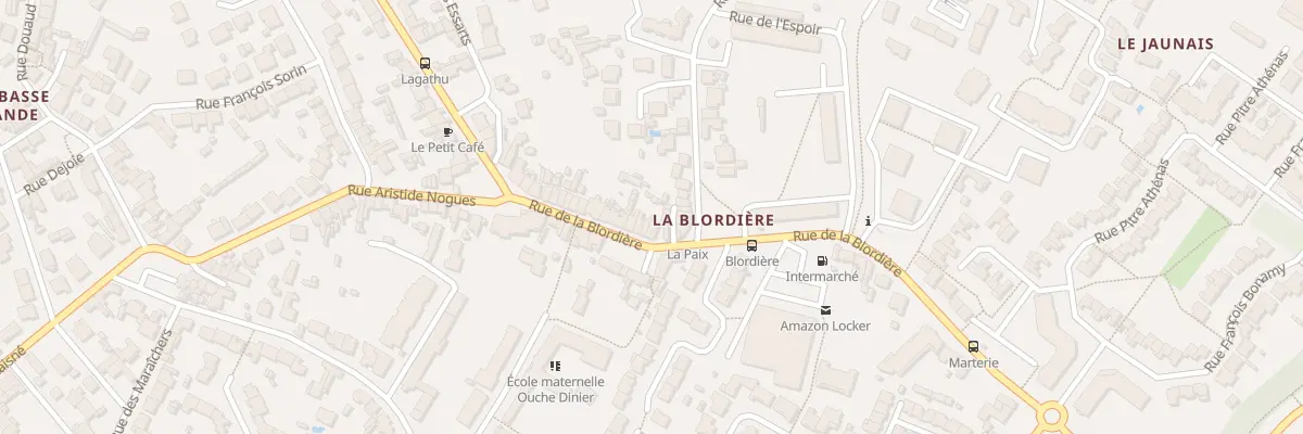 Plan du 68 Rue de la Blordière à Rezé