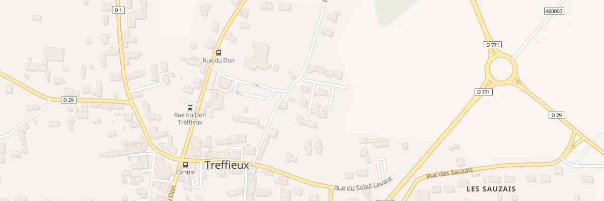 Plan du 90 Rue Pierre Gardé à Treffieux