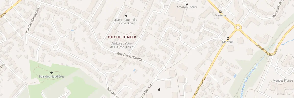Plan du 16 Rue Emile Blandin à Rezé