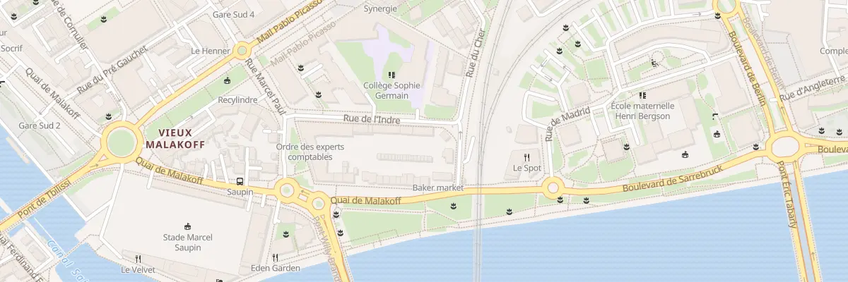 Plan du 5 Rue de l’Indre à Nantes