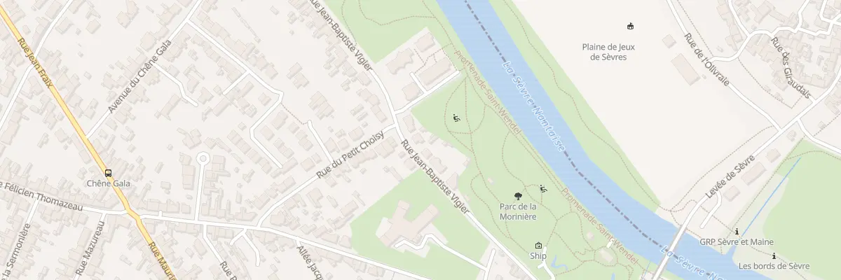 Plan du 157 Rue Jean Baptiste Vigier à Rezé