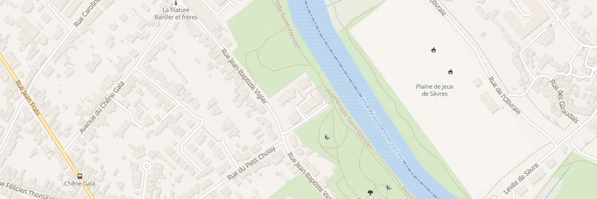 Plan du 145 Rue Jean Baptiste Vigier à Rezé