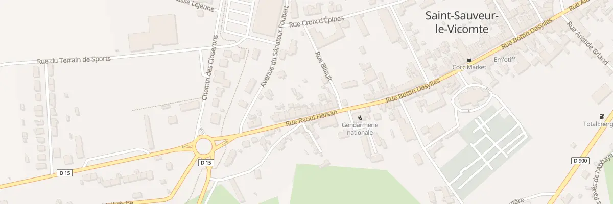 Plan du 16 Rue Raoul Hersan à Saint-Sauveur-le-Vicomte