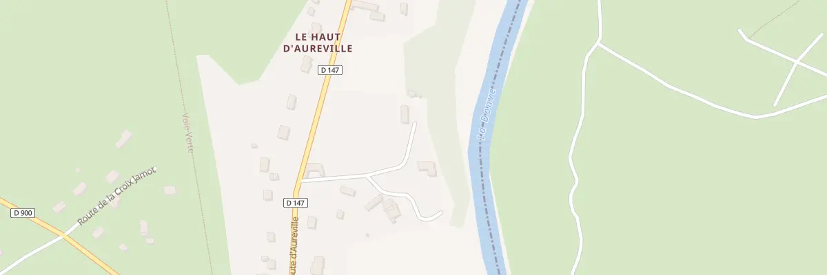 Plan du 18 Rte d’Aureville à Saint-Sauveur-le-Vicomte