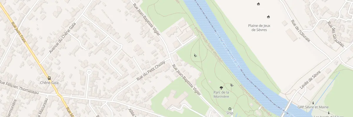 Plan du 155 Rue Jean Baptiste Vigier à Rezé