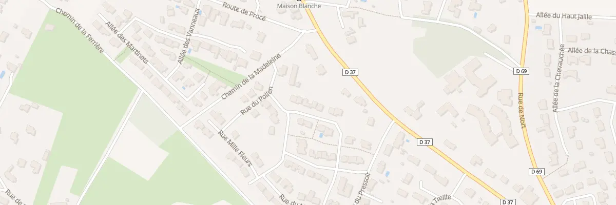 Plan du 188 Rue des Abeilles à Sucé-sur-Erdre
