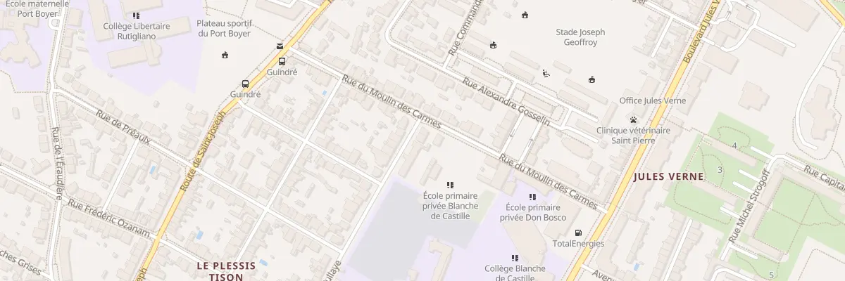 Plan du 3 Rue de la Tullaye à Nantes