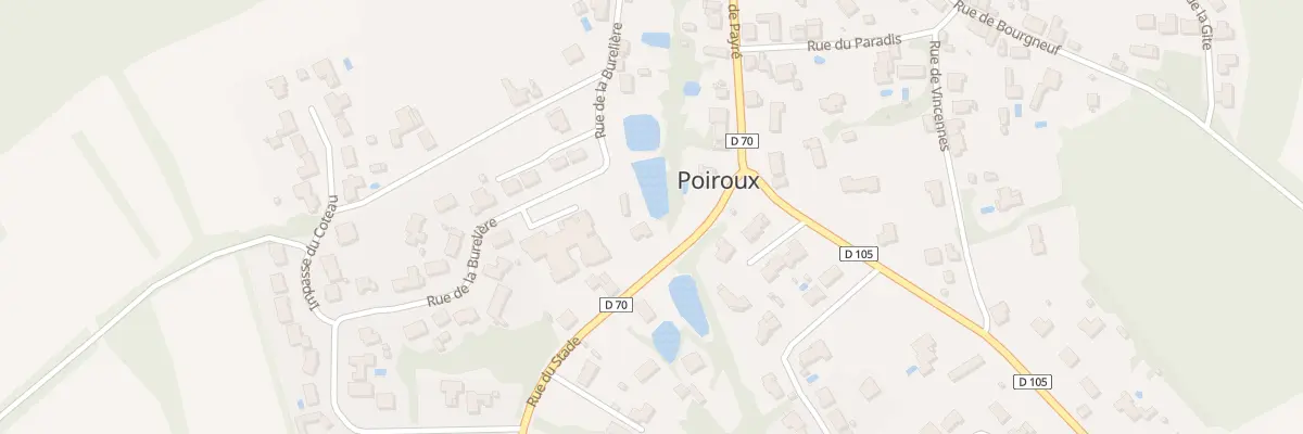 Plan du 50 Rue du stade à Poiroux