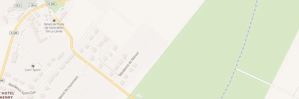 Plan du 22 Res du Manoir à Saint-Malo-de-la-Lande