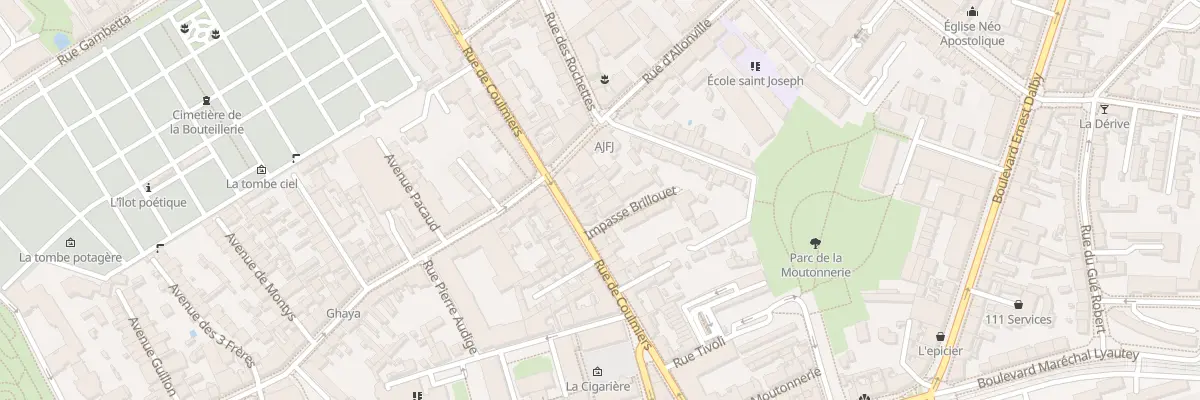 Plan du 28 Rue de Coulmiers à Nantes