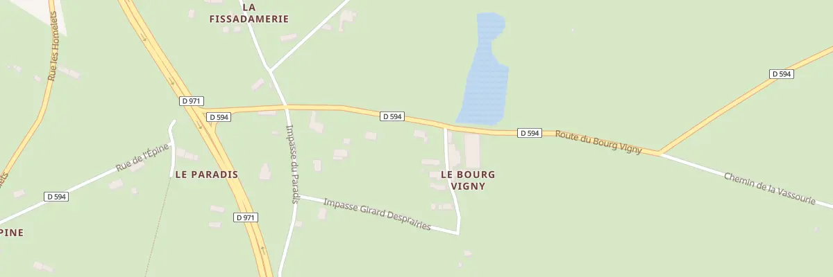 Plan du 5076 Le Bourg Vigny à Longueville