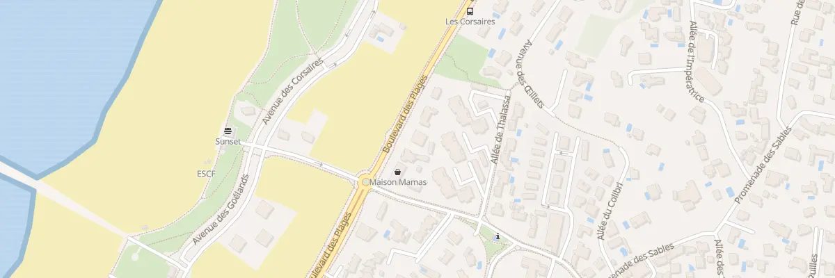 Plan du 40 Bd des Plages à Anglet