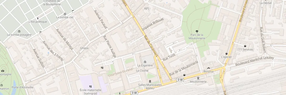 Plan du 15 Rue de Coulmiers à Nantes