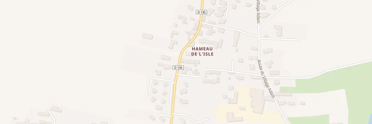 Plan du 14 Rte du Village de l’Isle à Bricqueville-sur-Mer