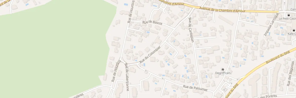 Plan du 16 Rue du Colombier à Anglet