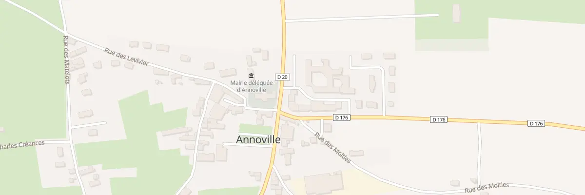 Plan du 224 Rue de la Liberation Annoville à Tourneville-sur-Mer