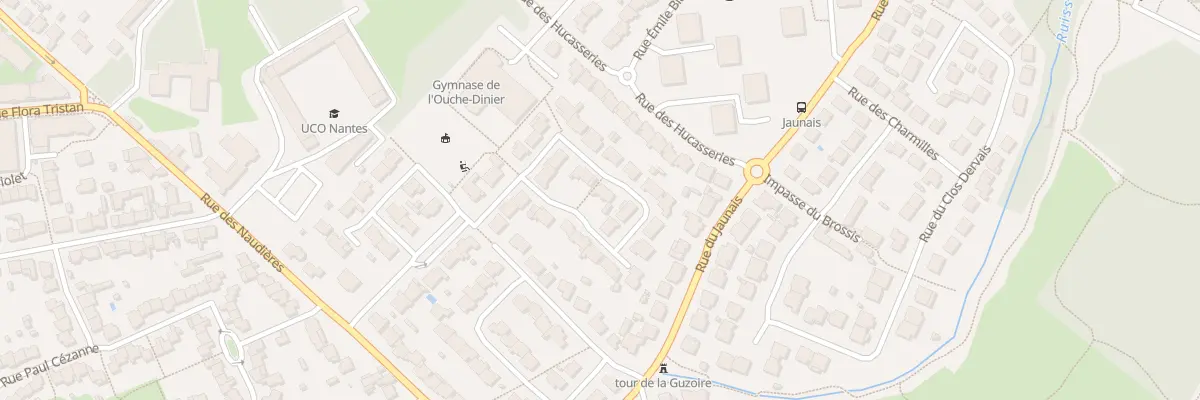 Plan du 8 Rue Jean Baptiste Canclaux à Rezé