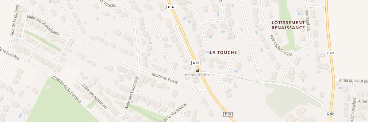 Plan du 3B Av des Landes de la Touche à Sucé-sur-Erdre