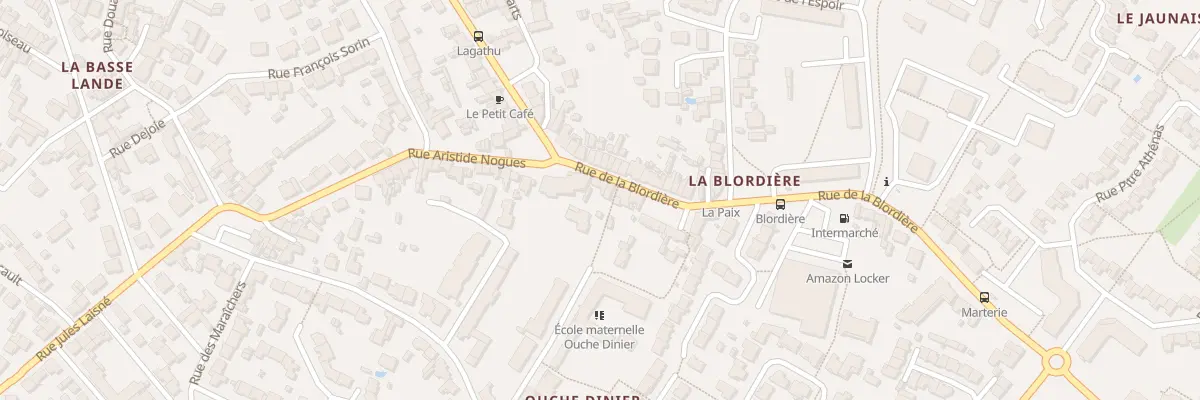 Plan du 75 Rue de la Blordière à Rezé