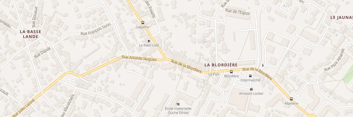 Plan du 96 Rue de la Blordière à Rezé