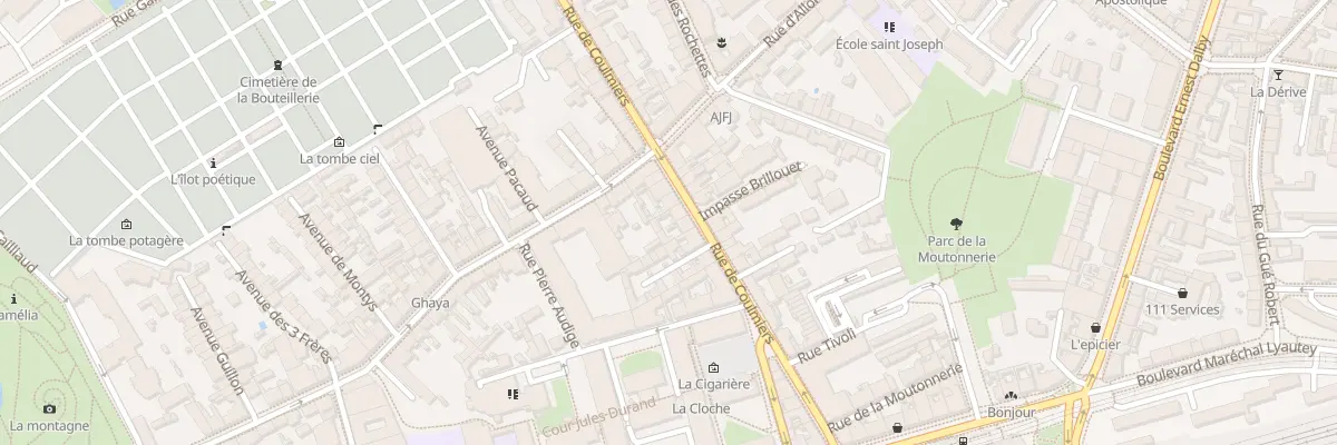 Plan du 23 Rue de Coulmiers à Nantes