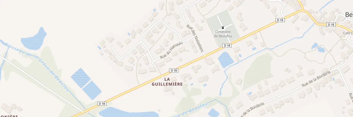 Plan du 3 Rue du hameau à Beaufou