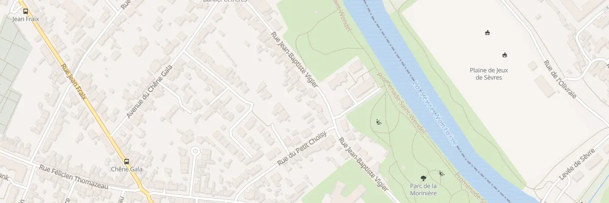 Plan du 140 Rue Jean Baptiste Vigier à Rezé