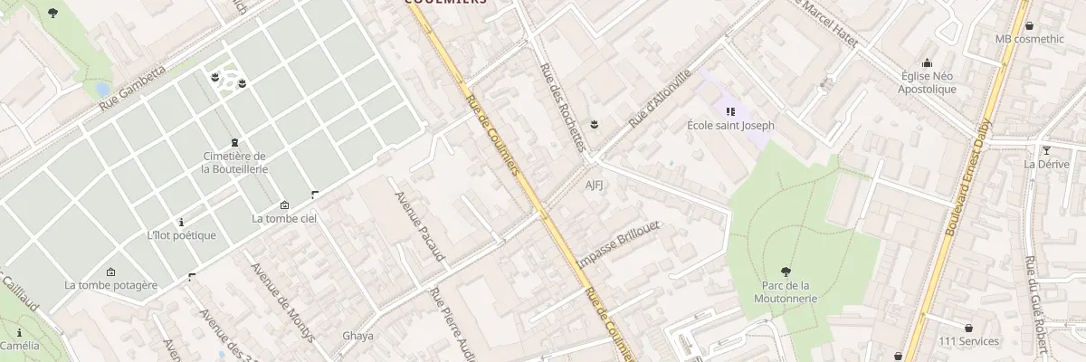Plan du 32 Rue de Coulmiers à Nantes