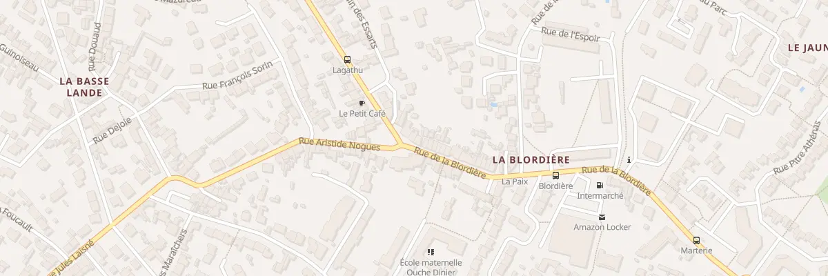 Plan du 2 Rue Maurice Lagathu à Rezé