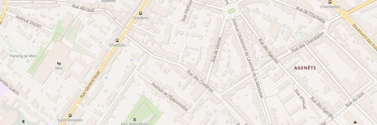 Plan du 98 Rue des Chalâtres à Nantes