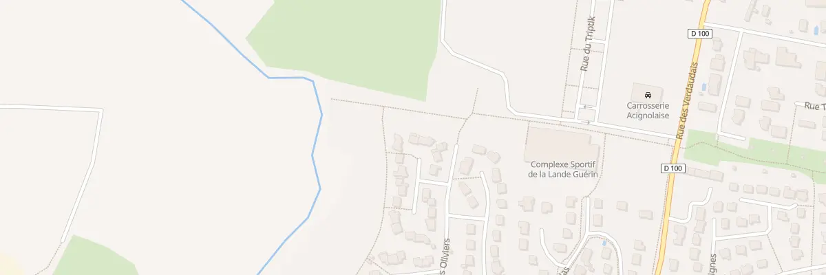 Plan du 51 Rue de la Montagne des Olivier à Acigné