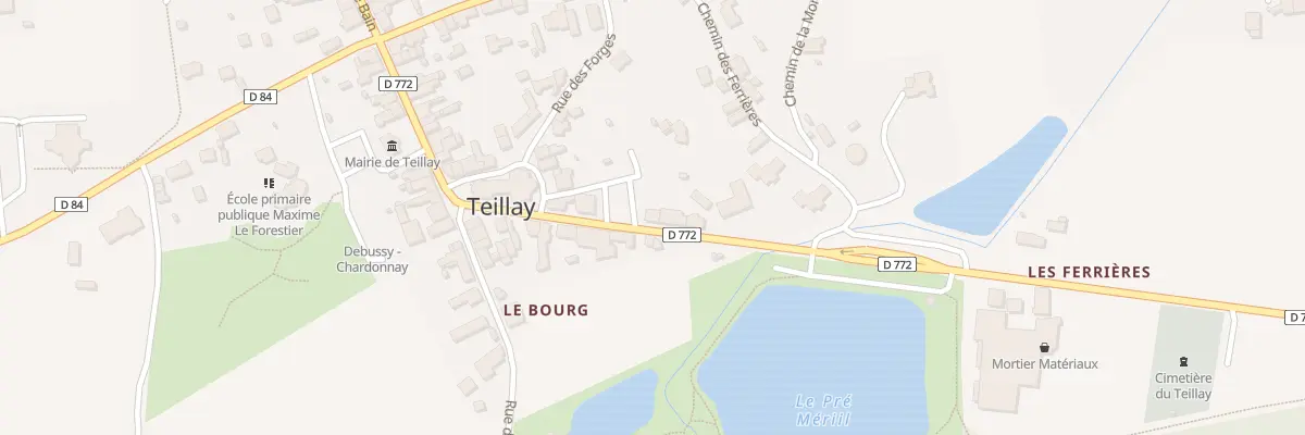 Plan du 9 Rue Andree Recipon à Teillay