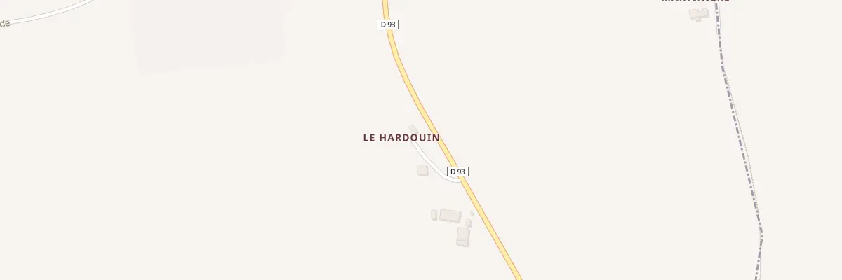 Plan du 5160 Le Hardouin à Brie
