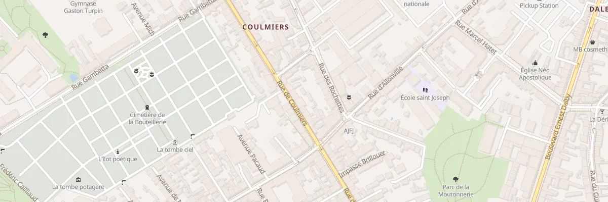Plan du 42 Rue de Coulmiers à Nantes