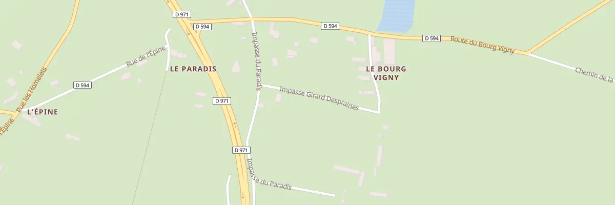 Plan du 80 Rue Girard Desprairies à Longueville