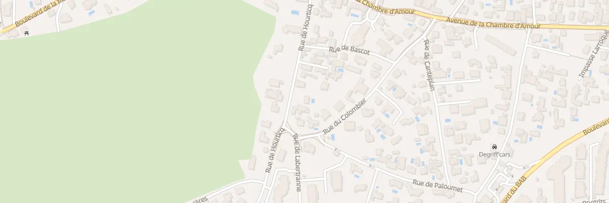 Plan du 21 Rue de Hourticq à Anglet