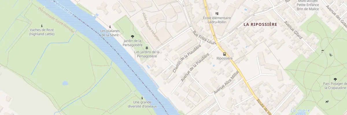 Plan du 1 Che de la Piaudière à Nantes