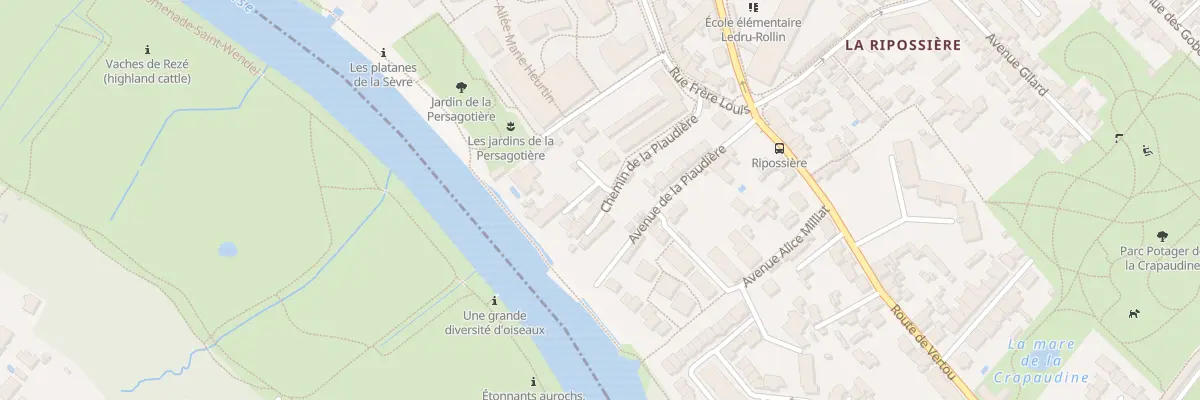 Plan du 2 Che de la Piaudière à Nantes