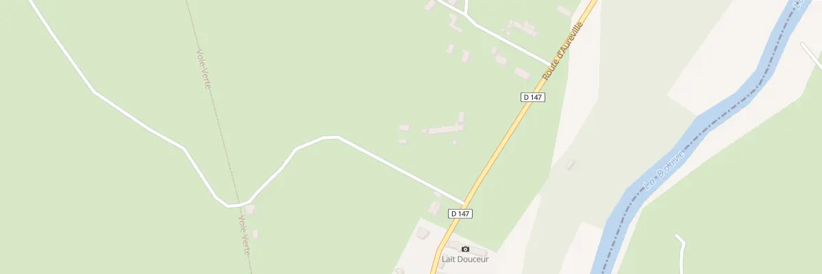 Plan du 25 Rte d’Aureville à Saint-Sauveur-le-Vicomte