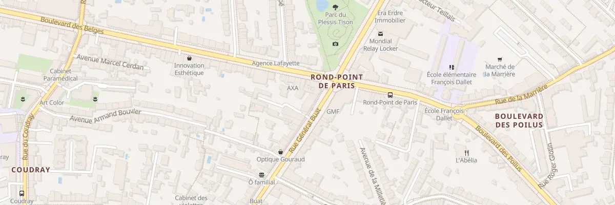 Plan du 6 Rue Gal Buat à Nantes