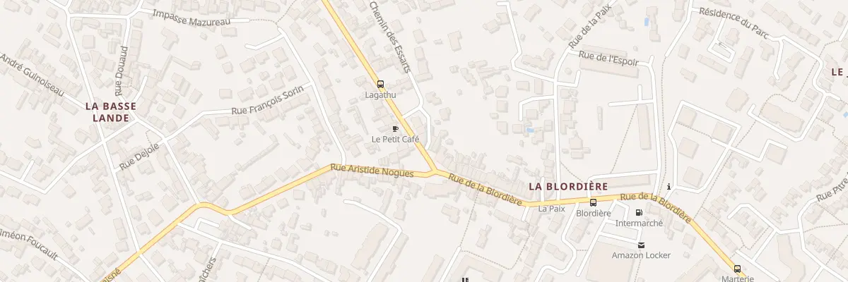 Plan du 8 Rue Maurice Lagathu à Rezé