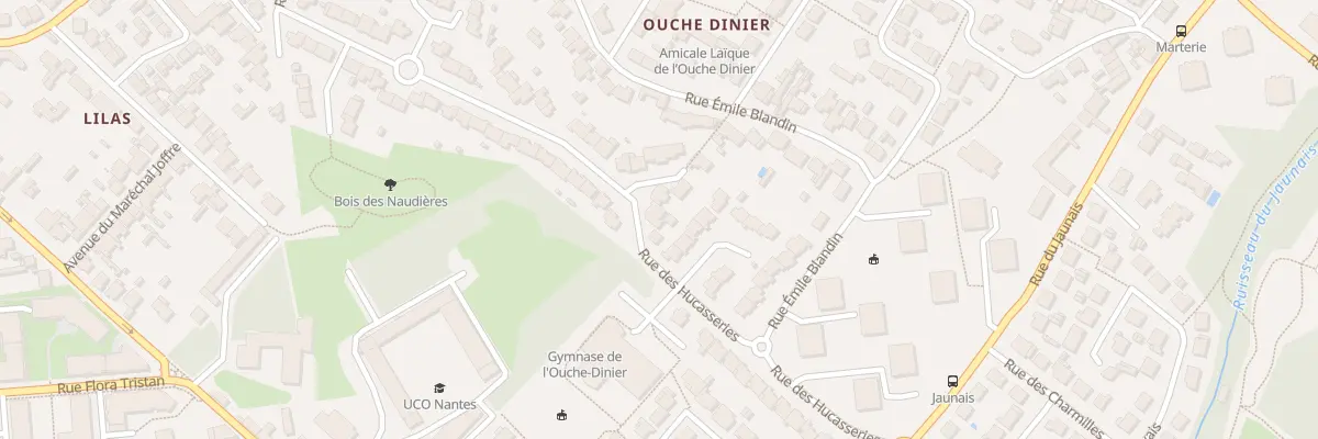 Plan du 8 Rue des Hucasseries à Rezé