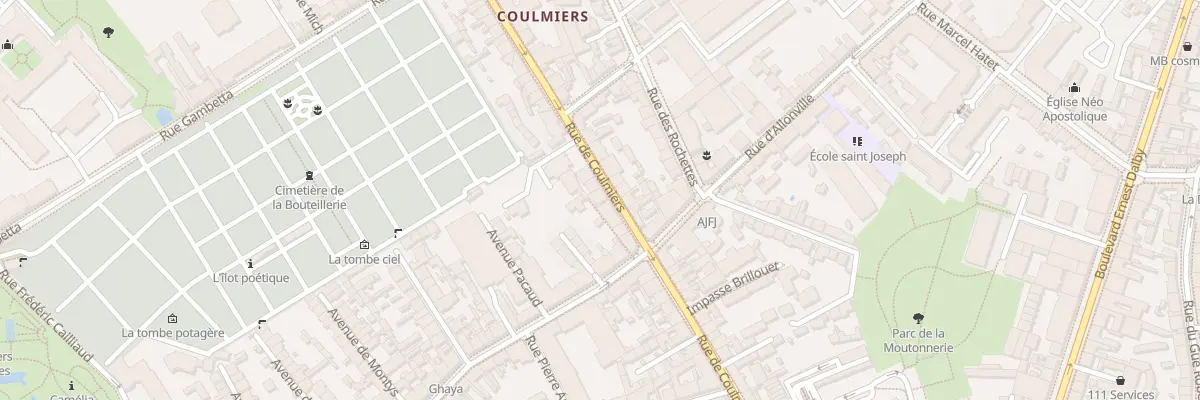 Plan du 39 Rue de Coulmiers à Nantes