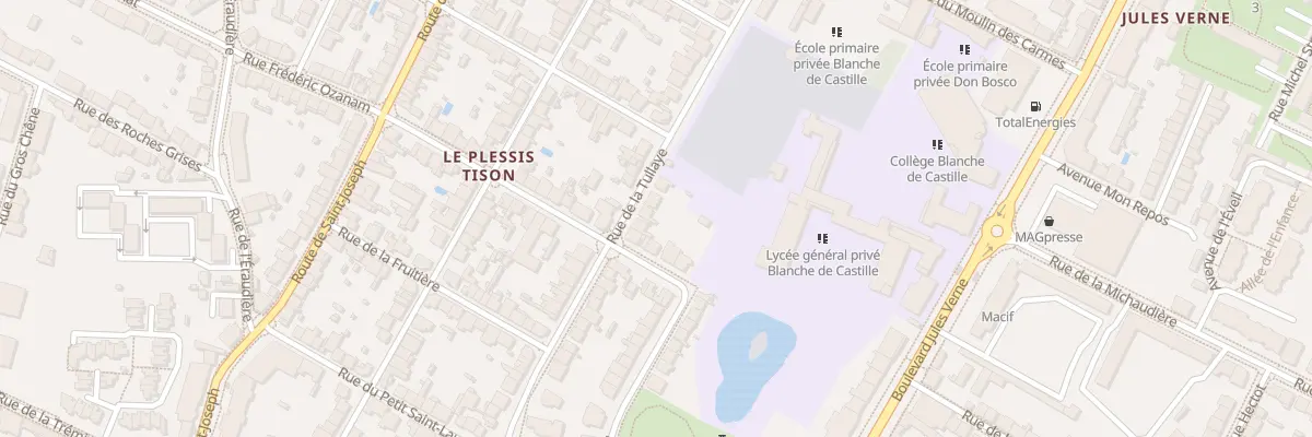 Plan du 29 Rue de la Tullaye à Nantes