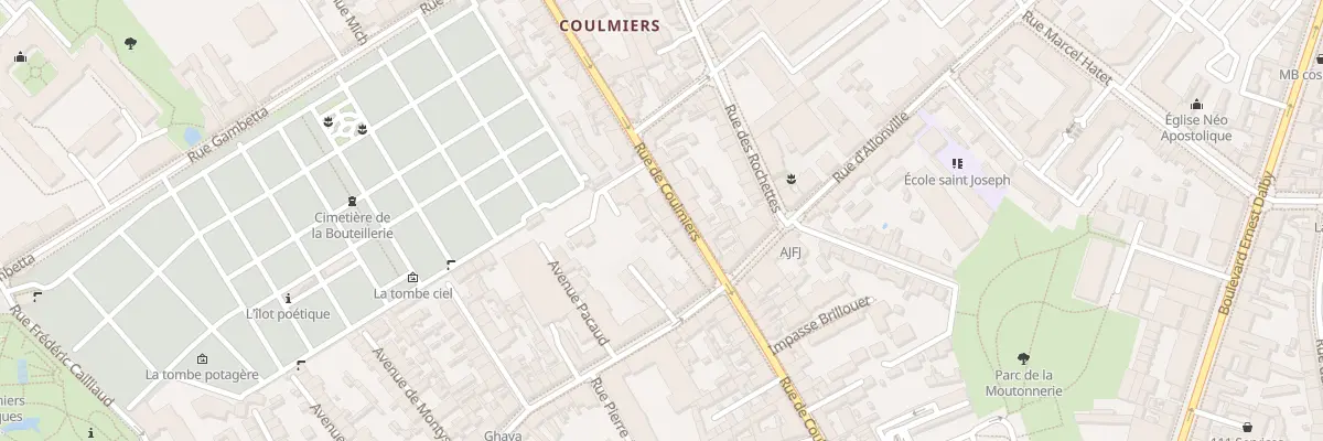 Plan du 41 Rue de Coulmiers à Nantes